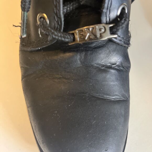 Compagnie Internationale Express Boots Women’s 7M Black Alpine Leather 90’s Rare - Picture 14 of 14